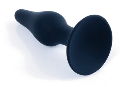 Dop anal din silicon premium Butt Plug Extra Large 15.5 cm, negru - 64 - 00095